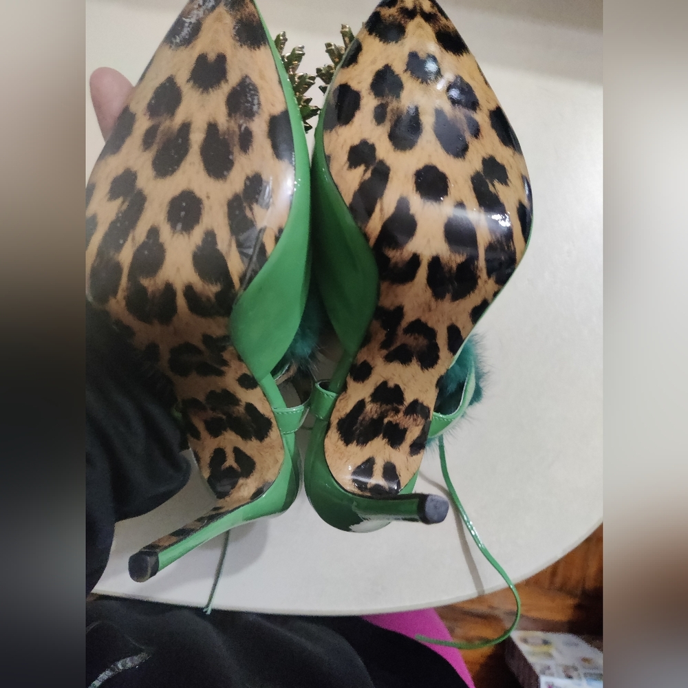 Philipp Plein Broche Slingback Jewel Heels 36 Size 6 - Picture 7 of 11